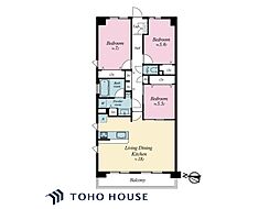 間取図画像 3LDK