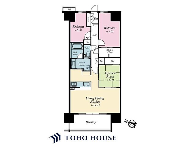 間取り ガーデンゲート千葉ニュータウン中央 5階/-