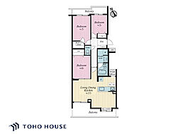 間取図画像 3LDK