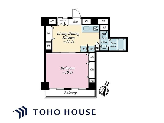 間取り ワコー東日本橋マンション 5階/-