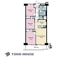 間取図画像 3LDK