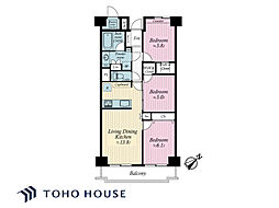 グランロイヤル曳舟 3LDKの間取図画像