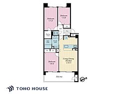 間取図画像 3LDK