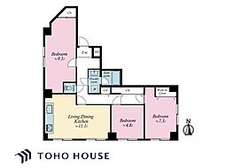間取図画像 3LDK
