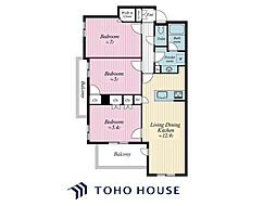 エクセレント柏アルトロ 3LDKの間取図画像