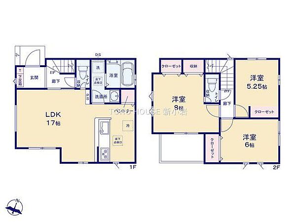 間取りを拡大表示