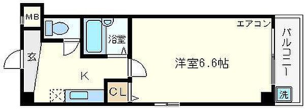 ベルフレージュ南堀江 ｜大阪府大阪市西区南堀江1丁目(賃貸マンション1K・5階・19.73㎡)の写真 その2