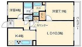 エスリード西本町  ｜ 大阪府大阪市西区西本町1丁目11番地11号（賃貸マンション2LDK・10階・57.09㎡） その2