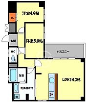 シーズ本町南II  ｜ 大阪府大阪市西区新町1丁目（賃貸マンション2LDK・10階・60.65㎡） その2