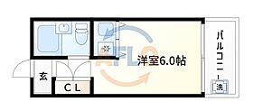 コスモメイト野田 406 ｜ 大阪府大阪市福島区鷺洲5丁目（賃貸マンション1R・4階・16.50㎡） その2