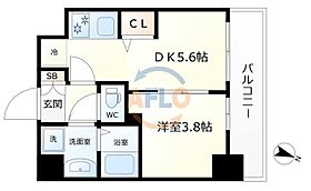 リヴェント福島野田  ｜ 大阪府大阪市福島区吉野1丁目（賃貸マンション1DK・3階・24.04㎡） その2