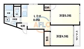 フローラミヤザキ  ｜ 大阪府大阪市福島区福島3丁目（賃貸マンション2LDK・4階・45.00㎡） その2