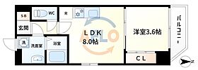 フロンティアタワー九条I  ｜ 大阪府大阪市西区九条1丁目（賃貸マンション1LDK・11階・29.51㎡） その2