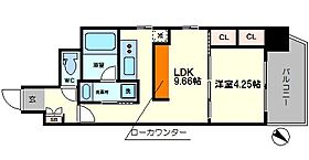 ラクラス江戸堀  ｜ 大阪府大阪市西区江戸堀3丁目（賃貸マンション1LDK・15階・34.78㎡） その2