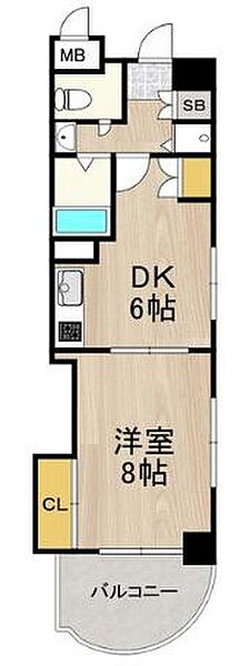 コンソラーレ日本橋 306｜大阪府大阪市中央区日本橋1丁目(賃貸マンション1DK・3階・33.81㎡)の写真 その2