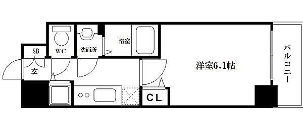 ファステート玉造駅前ダミュウ 203｜大阪府大阪市東成区東小橋1丁目(賃貸マンション1K・2階・21.75㎡)の写真 その2