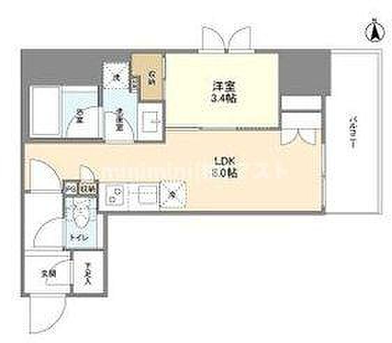 ルフォンプログレ堺筋本町タワーレジデンス 907｜大阪府大阪市中央区常盤町2丁目(賃貸マンション1DK・17階・33.90㎡)の写真 その2