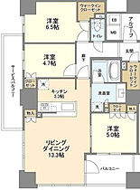 シエリアタワーなんば 1401 ｜ 大阪府大阪市中央区高津3丁目14番地11号（賃貸マンション3LDK・14階・76.25㎡） その2