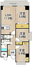 インプルーブ天満橋 401 ｜ 大阪府大阪市北区天満2丁目1-24（賃貸マンション3LDK・4階・66.00㎡） その2