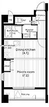 堂島プライマリーワン 301 ｜ 大阪府大阪市北区曾根崎新地2丁目5番地5号（賃貸マンション1DK・3階・28.80㎡） その2