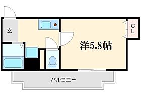 ディナスティ清水谷II 504 ｜ 大阪府大阪市中央区上町1丁目26番地2号（賃貸マンション1K・5階・19.02㎡） その2