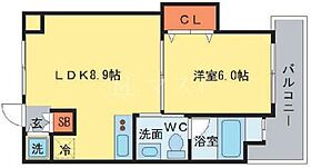 サクセス天神橋フロント 301 ｜ 大阪府大阪市北区長柄西1丁目8番地8号（賃貸マンション1LDK・3階・35.38㎡） その2