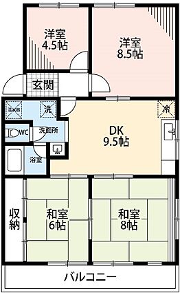 第2三浦ハイツ_間取り_0