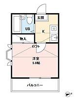 プレジール岡崎 205 ｜ 愛知県岡崎市井田町字宮ノ腰16-8（賃貸アパート1K・2階・16.97㎡） その2