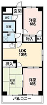 アネックスピア 301 ｜ 愛知県岡崎市上地町字下屋敷78-1（賃貸マンション3LDK・3階・58.02㎡） その2