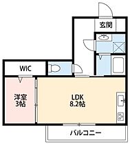 Selam　HillsII 102 ｜ 愛知県岡崎市康生通西4丁目57（賃貸アパート1LDK・1階・32.70㎡） その2