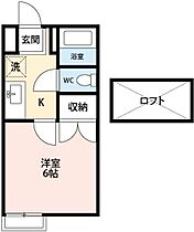 戸崎ハイツＡ 206 ｜ 愛知県岡崎市戸崎町字藤狭1-33（賃貸アパート1K・2階・18.50㎡） その2