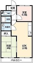 ラ・ヴィ・アン・ローズＦ＆Ｋ 311 ｜ 愛知県岡崎市江口2丁目2-12（賃貸マンション2LDK・3階・49.50㎡） その2