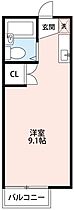 クレジオン Ｃ－05 ｜ 愛知県岡崎市井田町字茨坪11-3（賃貸アパート1R・2階・18.63㎡） その2