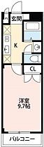 愛知県岡崎市大西町字奥長入34-1（賃貸マンション1K・2階・29.61㎡） その2