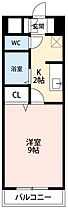 ノベルティGX 101 ｜ 愛知県岡崎市大和町字西島66-1（賃貸マンション1K・1階・25.80㎡） その2