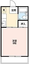 サンライズ深津 Ｂ－2 ｜ 愛知県岡崎市上地1丁目11-11（賃貸マンション1K・2階・23.42㎡） その2