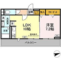 愛知県岡崎市六名1丁目7-8（賃貸アパート1LDK・2階・41.76㎡） その2