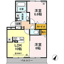 Ｄ－ｒｏｏｍ上地 A棟 302 ｜ 愛知県岡崎市上地2丁目20-24（賃貸アパート2LDK・3階・52.27㎡） その2