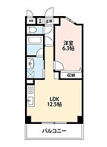 ハートヒルズ井田 5Ｃ ｜ 愛知県岡崎市井田町字東城21-1（賃貸マンション1LDK・5階・41.92㎡） その2