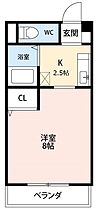 グランデュール16 203 ｜ 愛知県岡崎市井田町字荒居30（賃貸マンション1K・2階・21.70㎡） その2