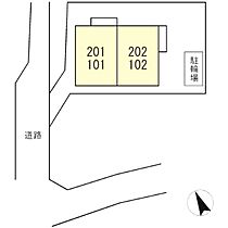 パークサイド柱I 201 ｜ 愛知県岡崎市柱町字東荒子197番4の一部（賃貸アパート1LDK・2階・34.15㎡） その3