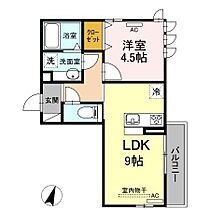 メルベーユ 301 ｜ 愛知県岡崎市羽根町字鰻池108（賃貸アパート1LDK・3階・35.41㎡） その2