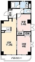 愛知県岡崎市西魚町35-5（賃貸マンション2LDK・4階・51.00㎡） その2