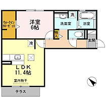 アルト8 103 ｜ 愛知県岡崎市矢作町字高縄手8番5（賃貸アパート1LDK・1階・48.54㎡） その2