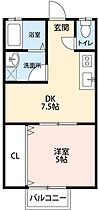 アビテナポールIII 205 ｜ 愛知県額田郡幸田町大字芦谷字毛倉35-5（賃貸アパート1DK・2階・28.70㎡） その2