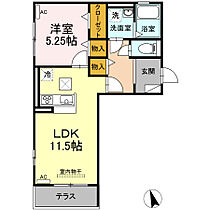 カーサＴＥＮ 103 ｜ 愛知県岡崎市井田町字茨坪34-573（賃貸アパート1LDK・1階・44.17㎡） その2