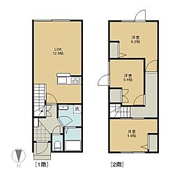 Harmo豊平(アルモトヨヒラ) 3LDKの間取図画像