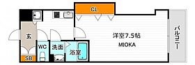 ラグゼ我孫子  ｜ 大阪府大阪市住吉区清水丘2丁目4-11（賃貸マンション1K・9階・24.60㎡） その2