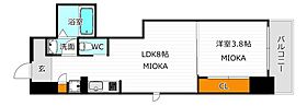 クローバーレジデンス桑津  ｜ 大阪府大阪市東住吉区桑津4丁目8-5（賃貸マンション1DK・9階・27.03㎡） その2