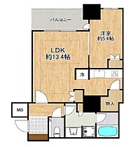 クラッシィタワー淀屋橋  ｜ 大阪府大阪市中央区淡路町3丁目（賃貸マンション1SLDK・11階・47.87㎡） その2